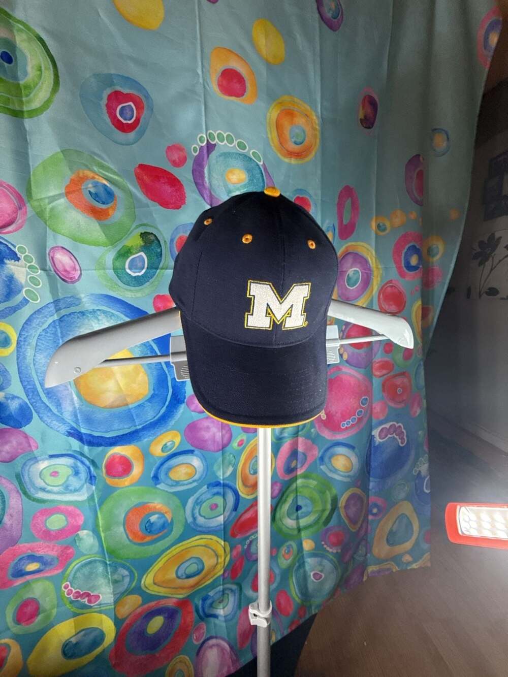 University of Michigan Wolverines Adjustable Hat Cap Navy and Gold NWOT